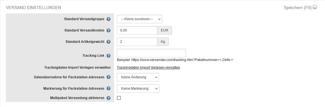 Versandeinstellungen001a